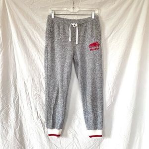 Roots Heather Gray Joggers, Roots Sweatpants, Size S